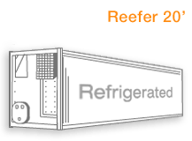 Refrigerated 20' Cargo Container