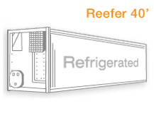Refrigerated 40' Cargo Container