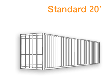 Standard 20' Cargo Container